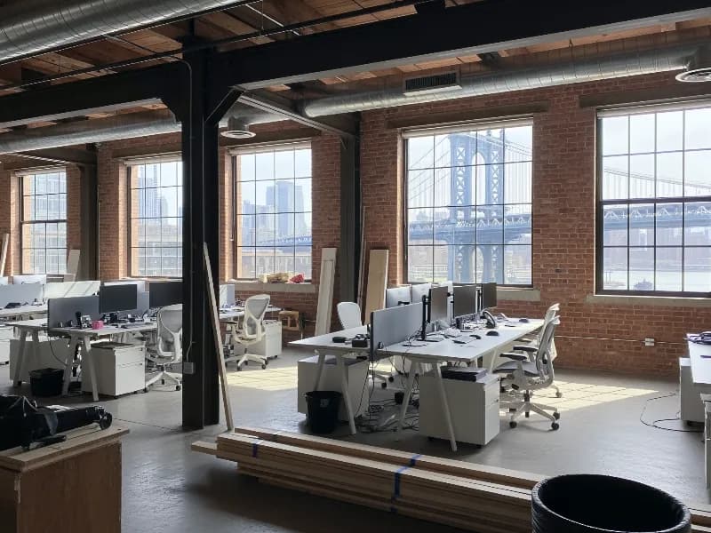 Brooklyn commercial renovation project showcasing modern business space design
