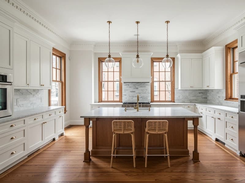 Park Slope Brownstone kitchen renovation - completed project in Park Slope, Brooklyn