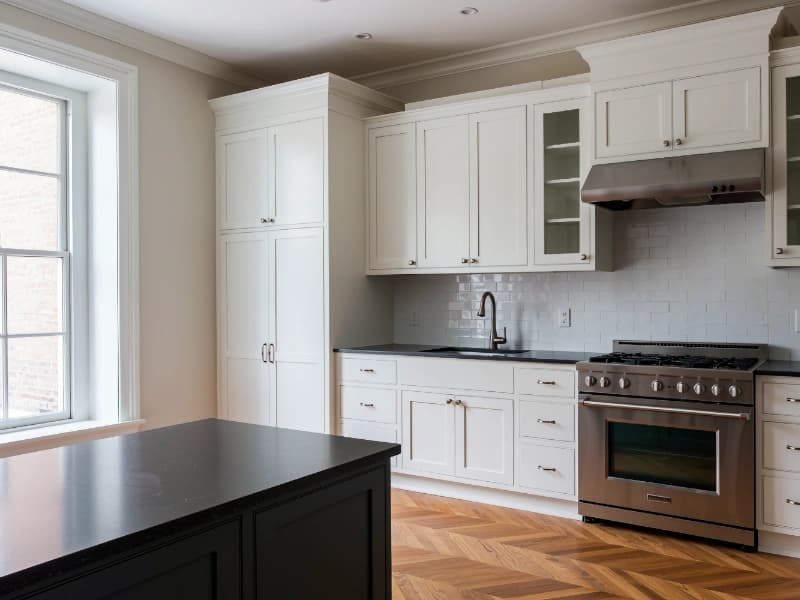 Upper West Side Pre-War Co-op kitchen renovation - completed project in Upper East Side, Manhattan